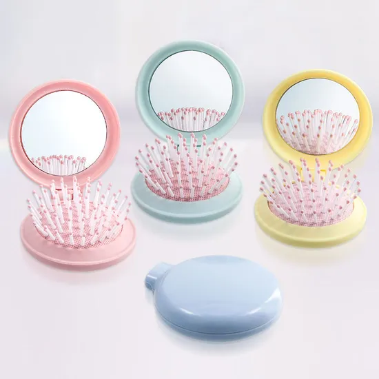 여행용 메이크업 아티스트를 위한 고급 뷰티 메이크업 세트, 거울이 달린 특별 메이크업 브러시 키트, 맞춤 로고