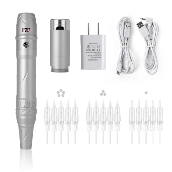 두피, 마이크로피그먼트, 영구 메이크업, 3D 마이크로블레이드, 눈썹, 입술, 아이라이너용 마이크로니들 OEM 무선 영구 메이크업 펜 세트 도매